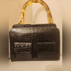 Alligator Crocodile bag Saks 5th ave